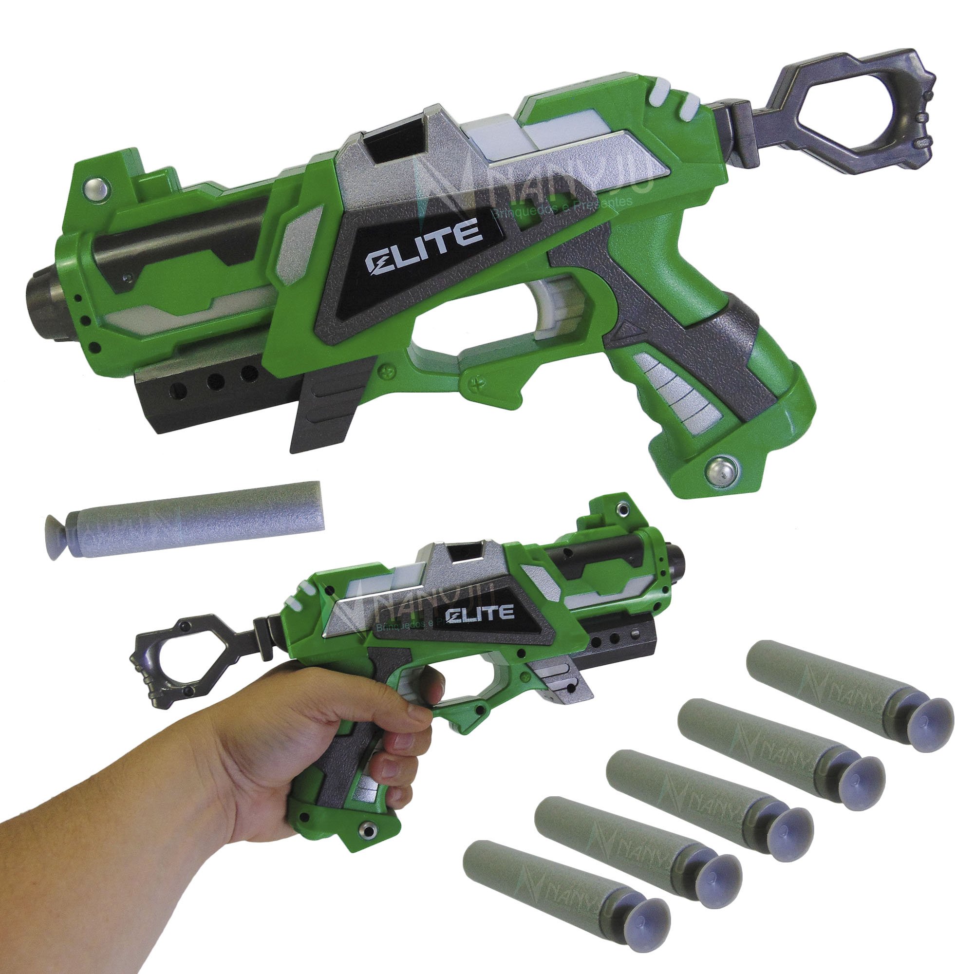 Lança Dardos Estilo Nerf Pistola Arma De Brinquedo Arminha