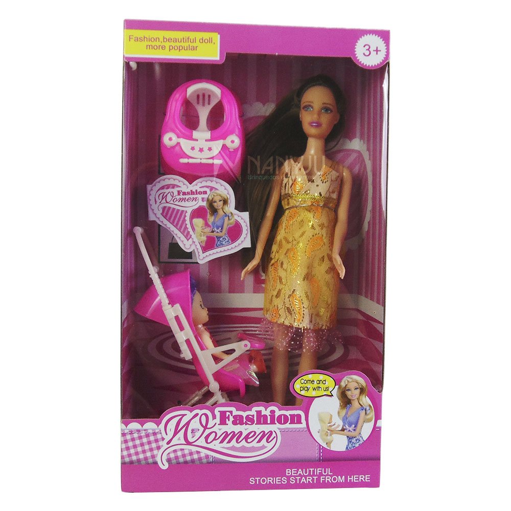 30cm boneca Barbie grávida, bebê grávida, conjunto de presente da