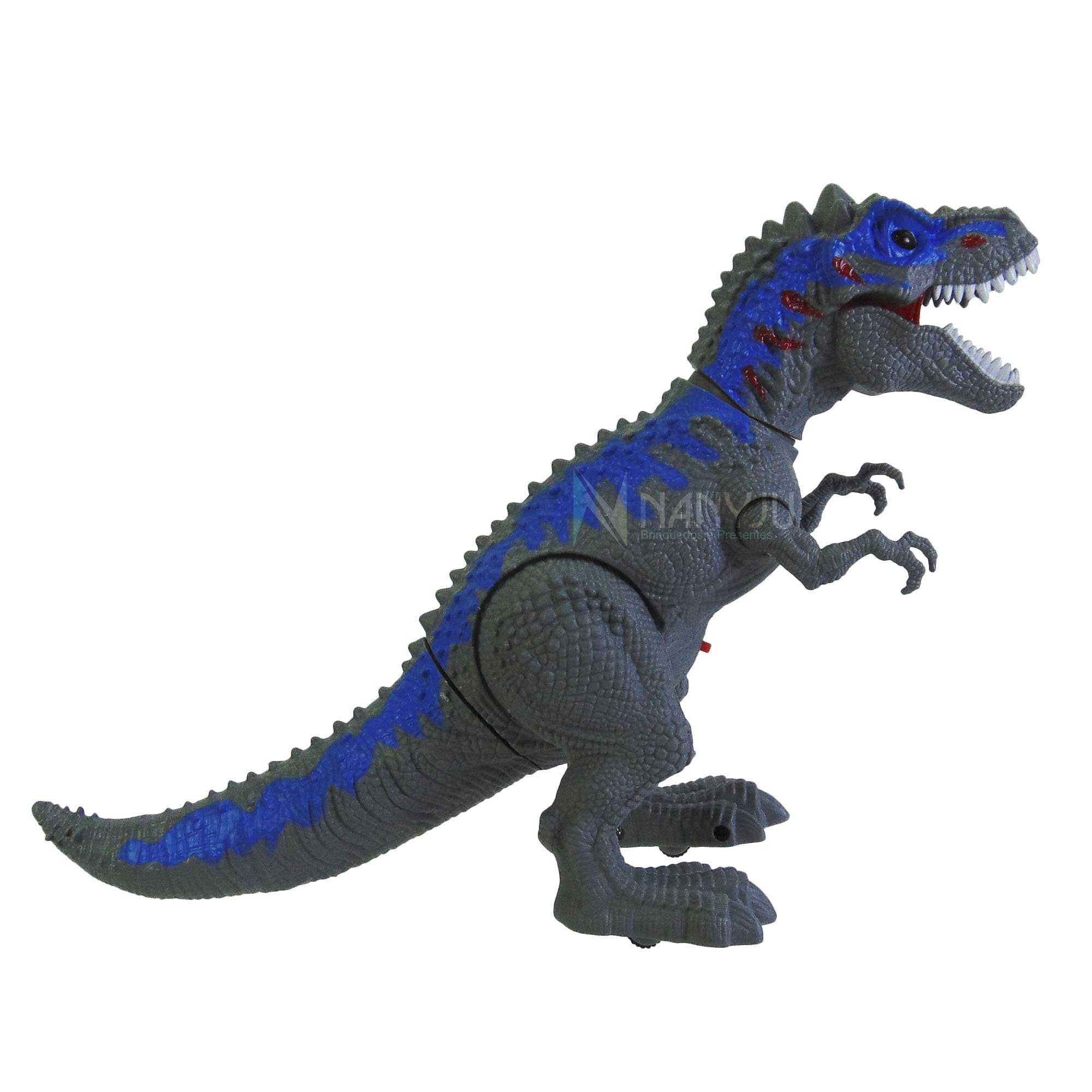 Brinquedo Dinossauro Rex Solta Fumaça Com Luz E Som (cinza) - FUN