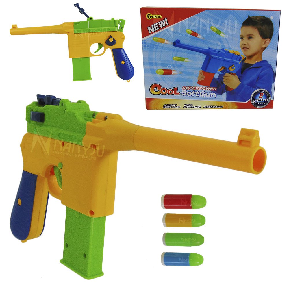 Nerf Automatica Com Pente