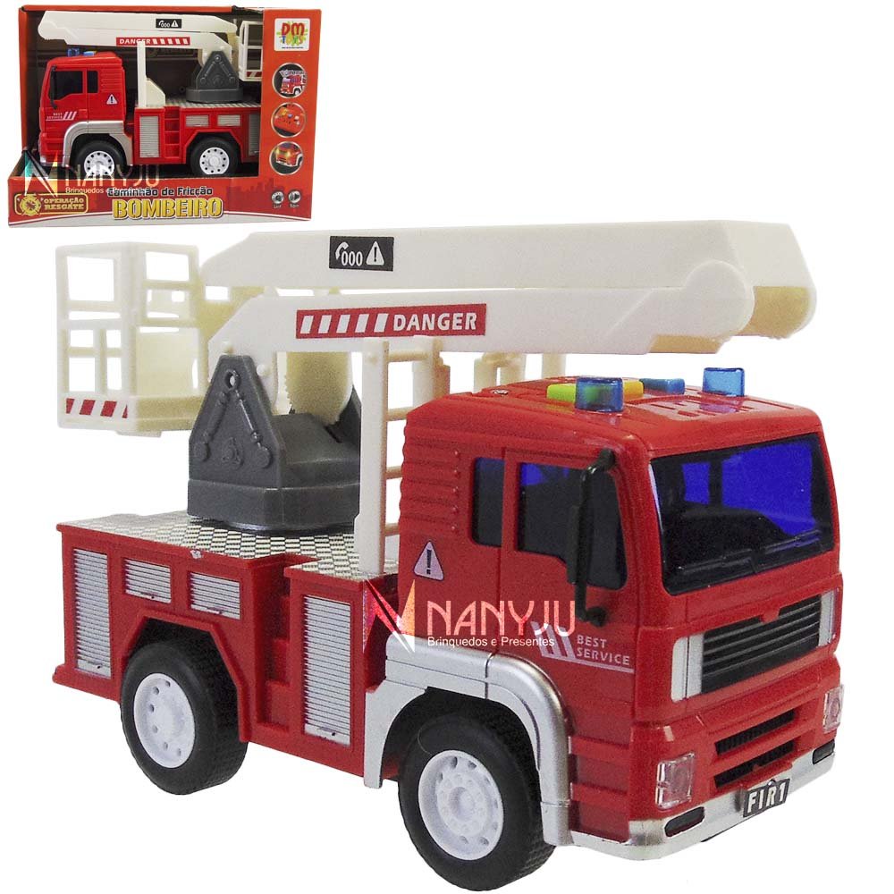 Brinquedo Caminhão Bombeiro Fire Truck