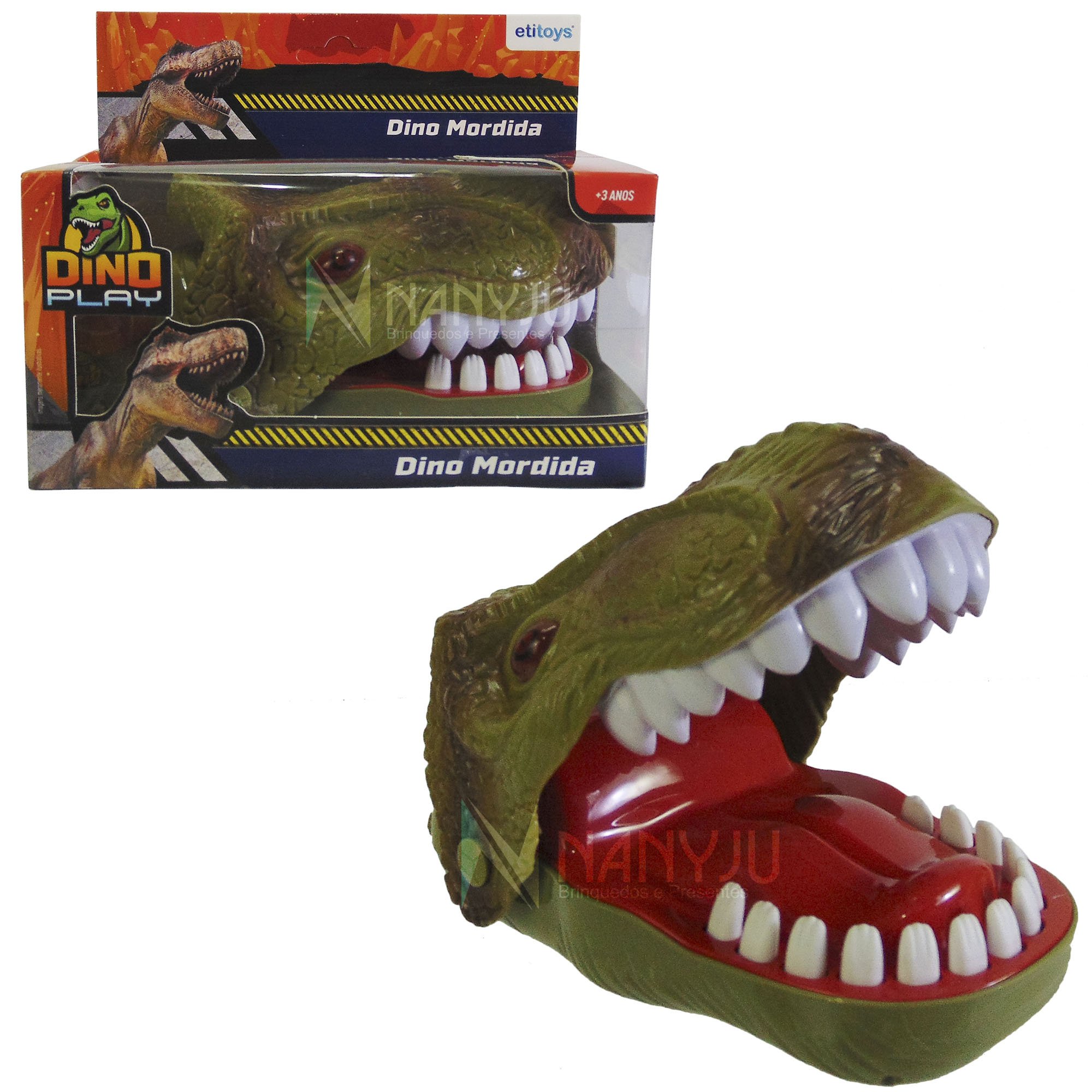 Mordida Do Dinossauro Rex Dino - Mordendo Dedo Jogo Dino