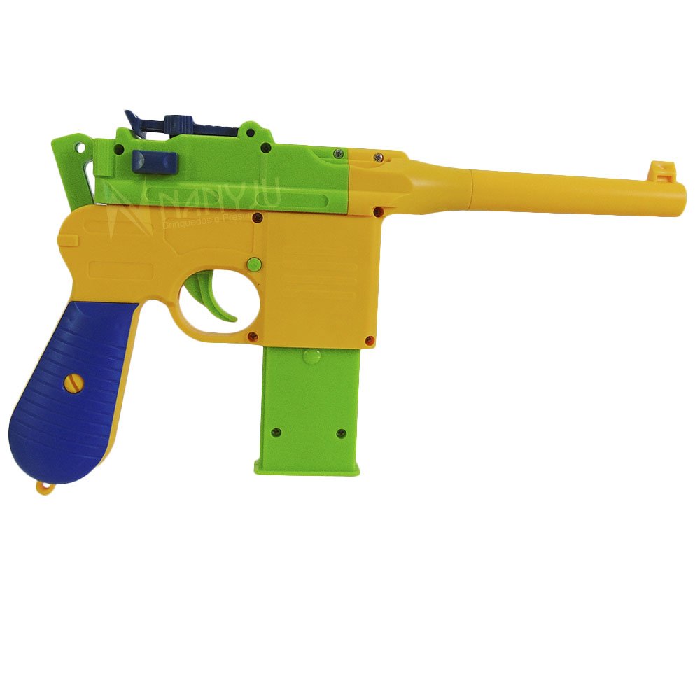 Arminha Pistola Brinquedo Revolver Automática Metralhadora