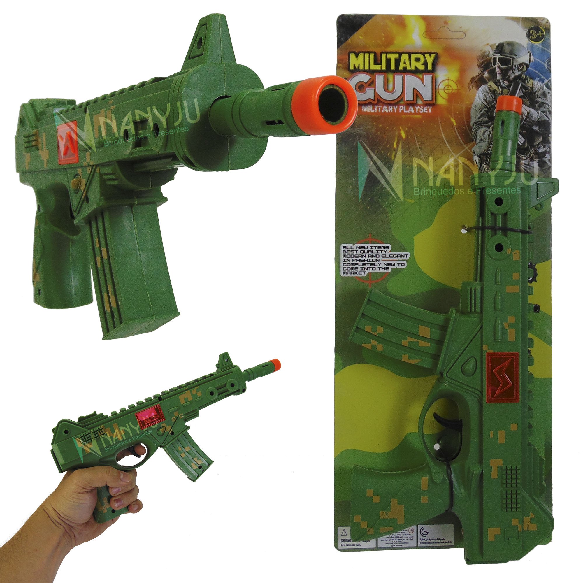 Metralhadora / Arma de Brniquedo c/ Barulho – 30 cm – Maior Loja de  Brinquedos da Região