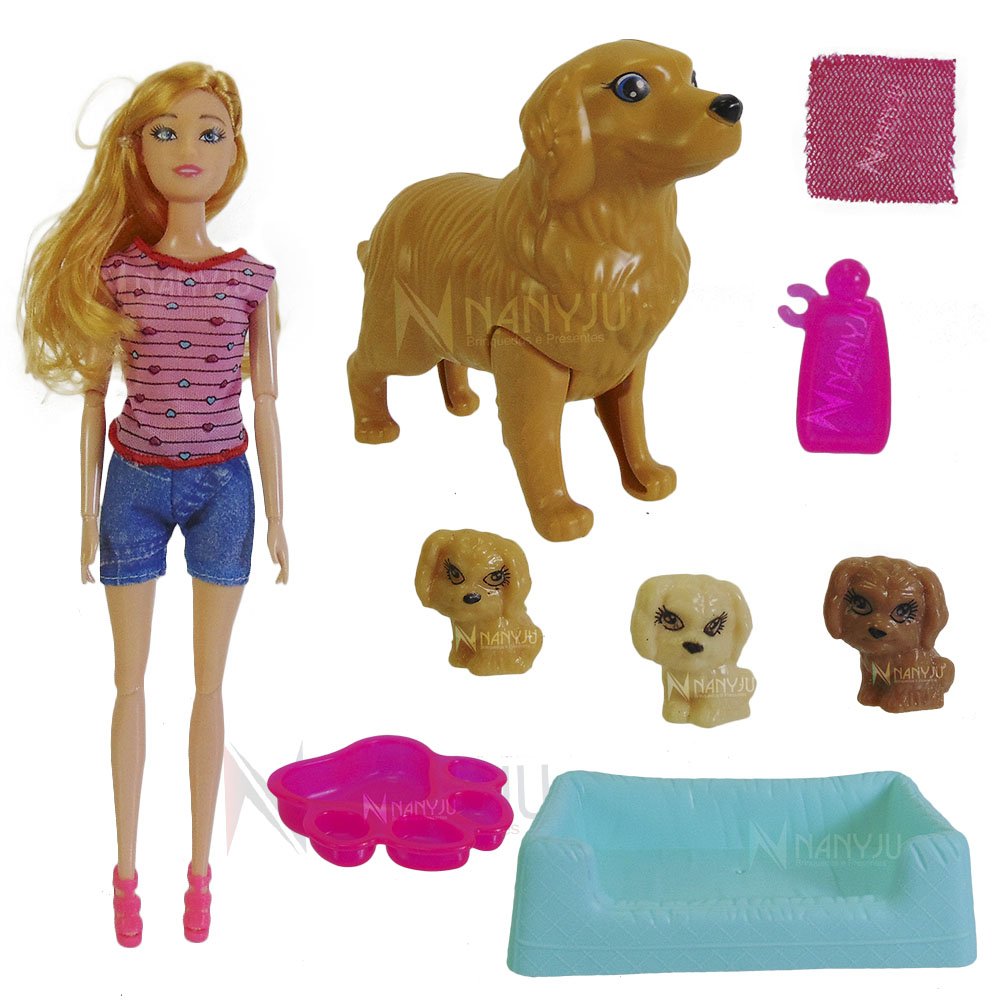 Cachorra da barbie gravida