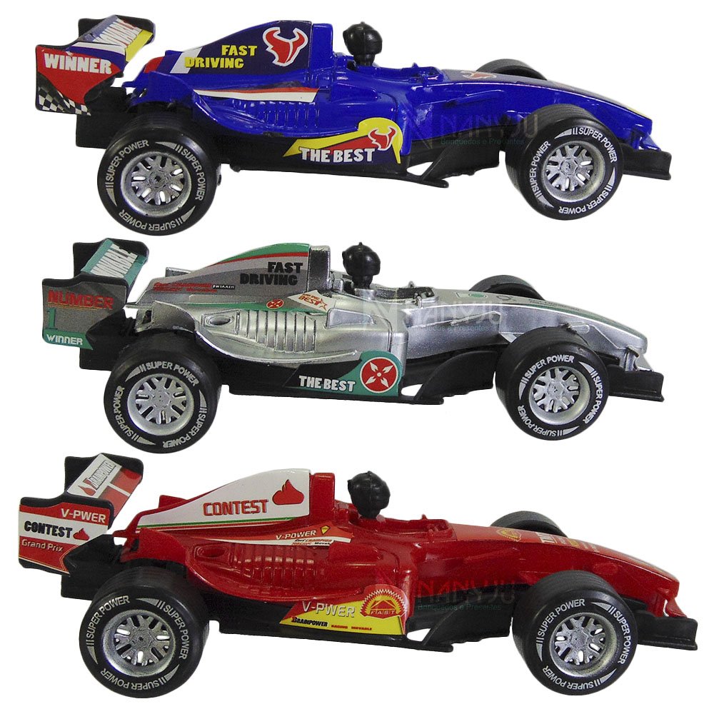 Carrinhos De Brinquedo Formula 1 Carro Corrida F1 Menino Kit